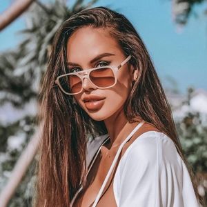 SOJOS Sandra Aviator Sunglasses Pink